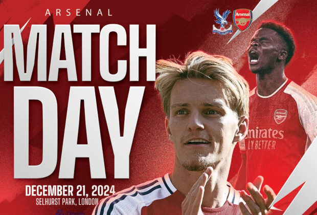 Crystal Palace vs Arsenal Premier League clash at Selhurst Park.