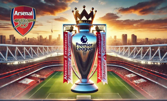 DALL·E-2025-01-02-17.33.04-A-professional-featured-image-for-an-article-titled-Can-Arsenal-Win-the-Premier-League_-showcasing-Arsenals-Emirates-Stadium-at-sunset-as-the-back